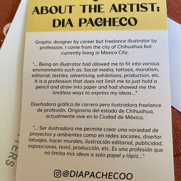 NWT Urban Outfitters Dia Pacheco X Golden Hour T-Shirt Women's XL Brown Artsy - Picture 15 of 15